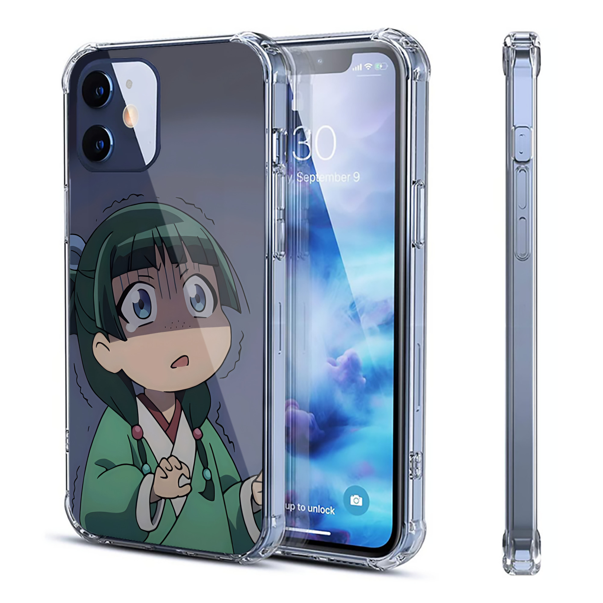 （画像用） 薬屋のひとりごと The Apothecary Diaries 【iPhone 12シリーズ対応】透明スマホケース（クリアソフトケース）